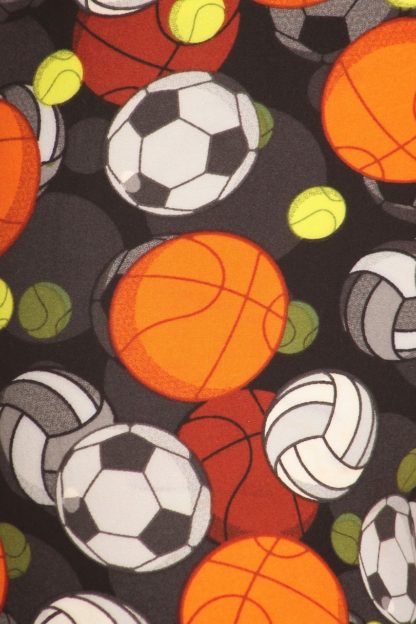 Buttery Soft 3D Sports Ball Plus Size Leggings - 3X-5X - Image 2
