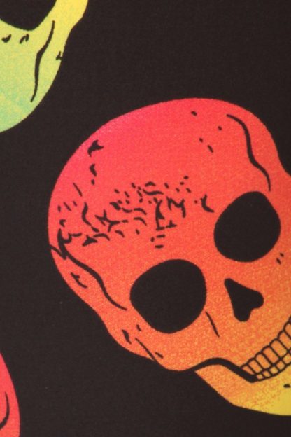 Chroma Skull Plus Size Leggings 1X-2X - Image 2