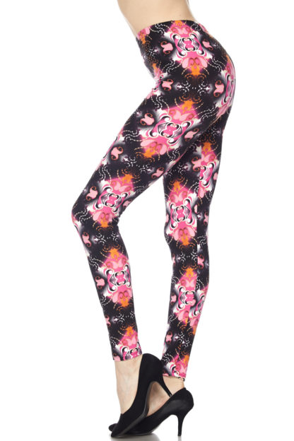 Fuchsia Shangri-La Plus Size Leggings