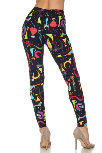 Cosmopolitan Cat Plus Size Leggings - 3X-5X - Image 3