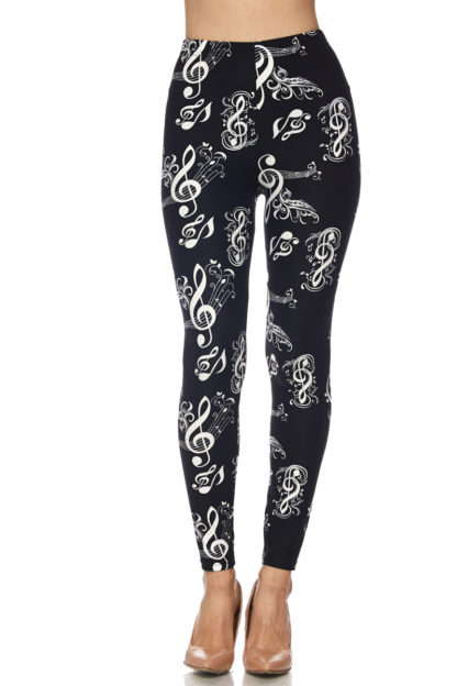 Music Melody Plus Size Leggings - 3X-5X - Image 2
