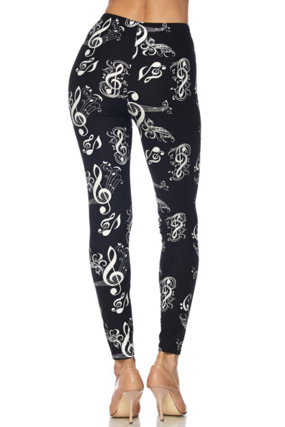 Music Melody Plus Size Leggings - 3X-5X - Image 3