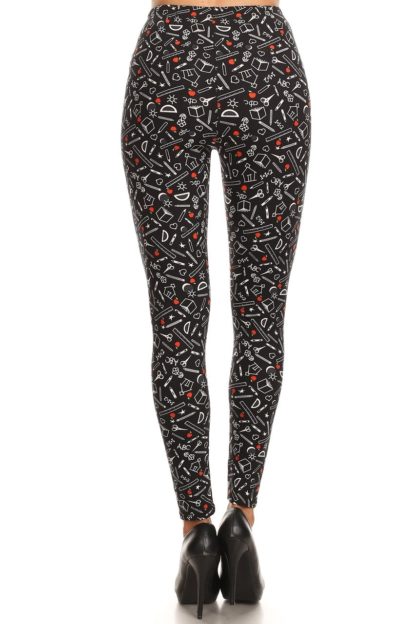 College Student Plus Size Leggings - 1X-2X - Image 3