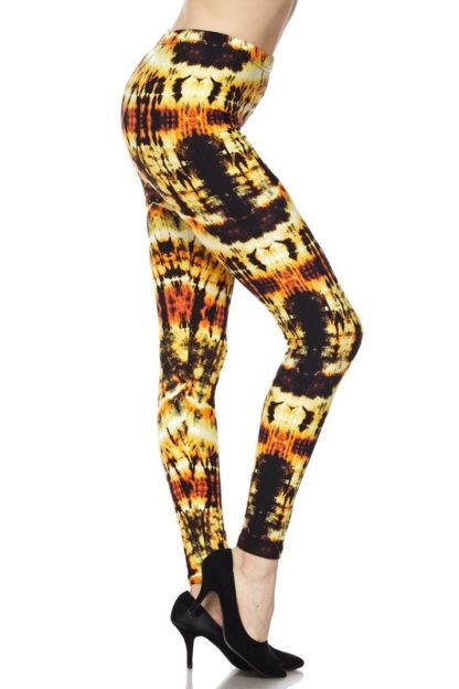 Sunshine Tie Dye Plus Size Leggings 1X-2X - Image 2