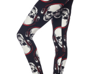 Headphone Skull Plus Size Leggings - 3X-5X
