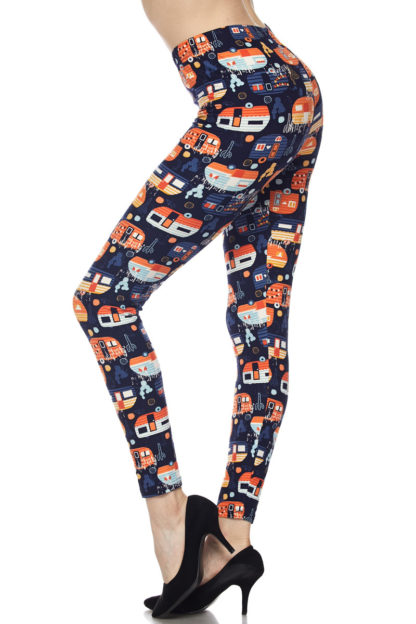 Colorful Camper Plus Size Leggings - 3X-5X - Image 4