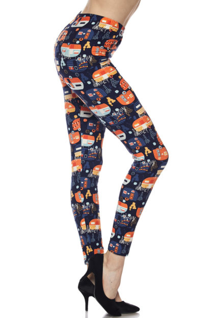 Colorful Camper Plus Size Leggings - 3X-5X - Image 2