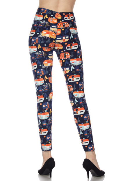Colorful Camper Plus Size Leggings - 3X-5X - Image 3