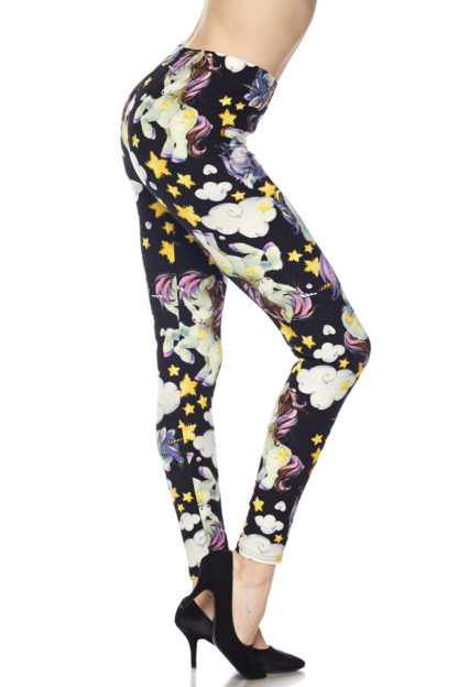 Cutie Pie Baby Unicorn Plus Size Leggings - 3X-5X - Image 3