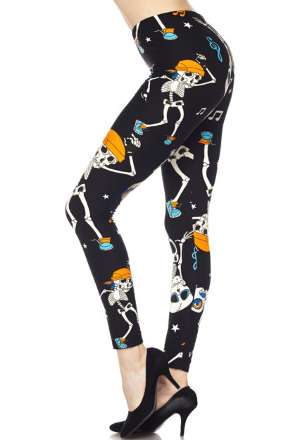 Dancing Skeletons Plus Size Leggings - 1X-2X