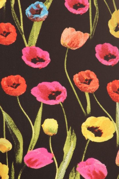 Blooming Rainbow Floral Plus Size Leggings - Image 2
