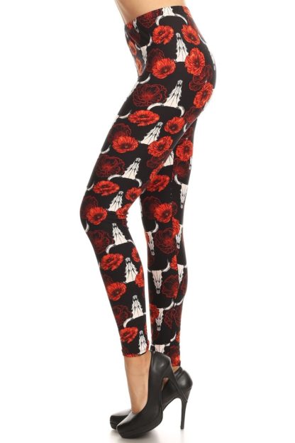 Longhorn Plus Size Leggings 1X-2X - Image 2
