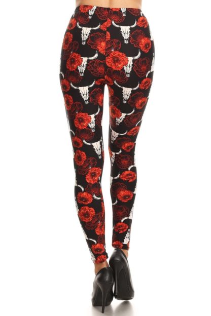 Longhorn Plus Size Leggings 1X-2X - Image 3