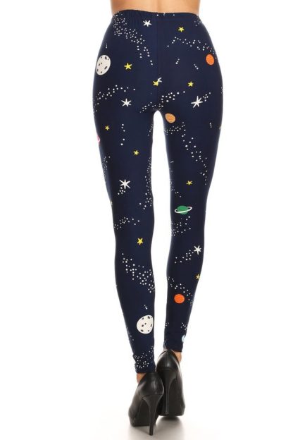Outer Space Plus Size Leggings 1X-2X - Image 3