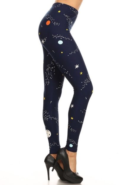 Outer Space Plus Size Leggings 1X-2X - Image 2