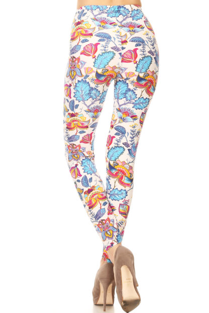 Merry Land Floral Plus Size Leggings 1X-2X - Image 4