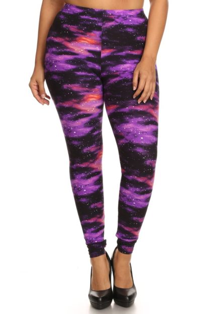 Purple Mist Plus Size Leggings - 3X-5X - Image 4